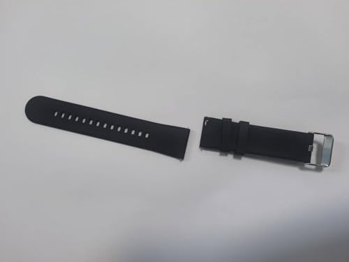 Correa negra de silicona para reloj mujer miniatura 5