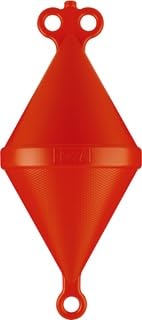 BOA GAVITELLO BICONICO D 22 COLORE ARANCIO ACCESSORI ORMEGGIO BARCA NAUTICA