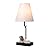 JJDQB Classic Table Lamp for Bedside and Desk: Portable Nightstand Lamp with USB-C&A Charging. Dog Decor Gift for Mom, Suitable for Bedroom, Living Room, Office, Dorm, and Nursery Lighting 23086