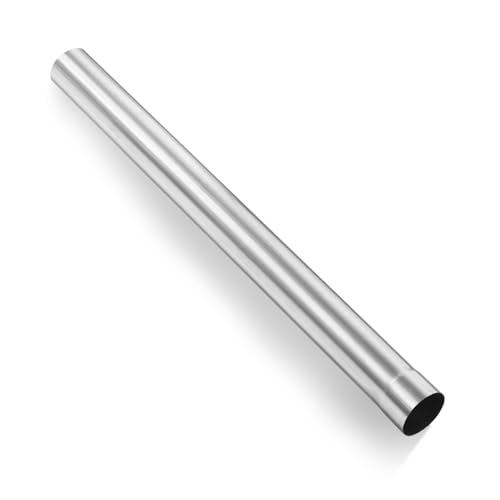 Piclafe 2.5 Inch Exhaust Pipe 2.5 Stainless Steel Straight DIY Custom Mandrel Exhaust Pipe 40 Inch Length 2.5 OD Mandrel Straight Pipe