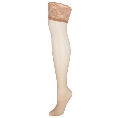 Bas Voile Hanes Silk Reflections Collant Jarretel Dentelle Femme