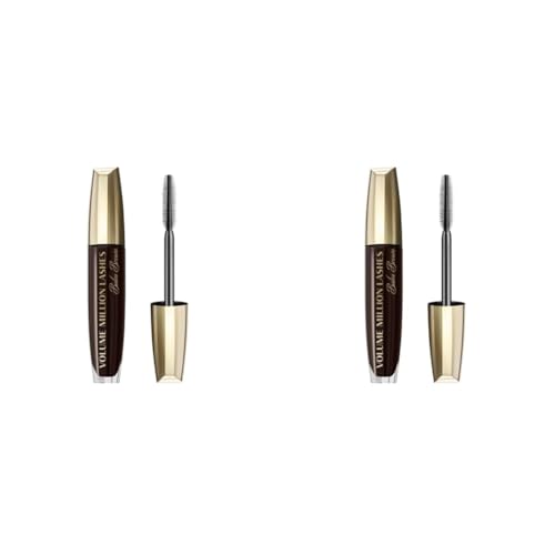 L’Oreal Paris Volume Million Lashes Balm Brown Volumising Mascara (Pack of 2), 1 Count (Pack of 2)