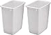 Rubbermaid 2806TP-WHT 36QT Open Wastebasket, White (Pack of 2)