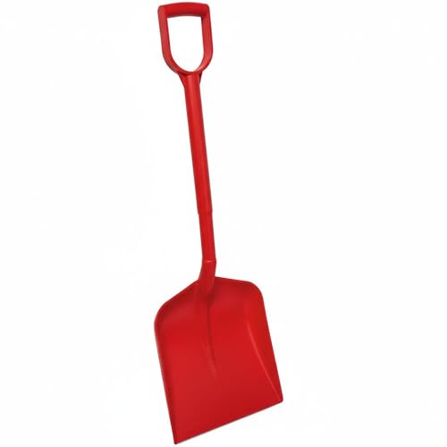 Equestrian Moulded Plastic Stable Horse Muck Shovel Red