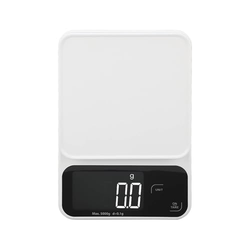 Digital Kitchen Scale 5KG Scale LCD Touch Screen Wall Mounted Food Scale Laboratory Scale for Baking Cooking
