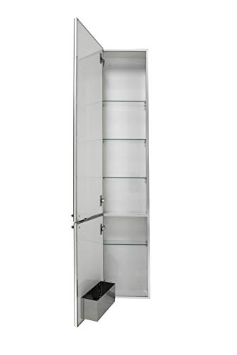 Croydex Nile Tall 2 Door Stainless Steel Cabinet Croydex Nile Tall 2 Door Stainless Steel Cabinet