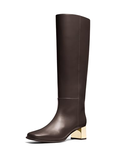 Michael Kors Women's Matilda Flex Mid Boot, Chocolate, 7.5