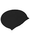 Passion Petals Swimming Cap Silicone Diving Waterproof Swim Hat Kids Girl Boy Favour Bathing Cap for 3-7 Years (Black) gallery image