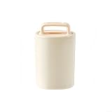 Grande sfera di ghiaccio in silicone per creare sfere trasparenti senza bolle per bevande e cocktail, vassoio flessibile a rilascio facile, colore giallo (beige singolo)