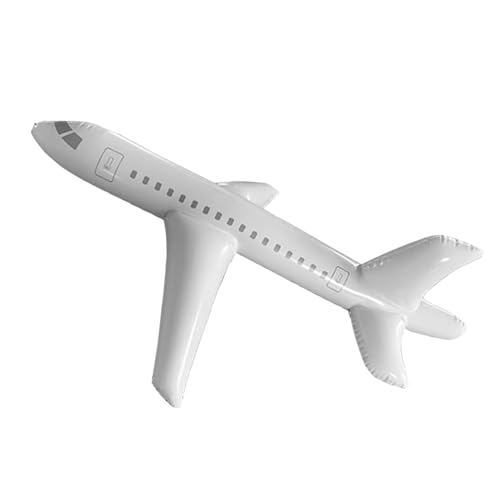 Jorzer Avion Gonflable pour Enfants 78,7 Pouces Mignons Jouets d'avion pour Les Tout-Petits Dessin animé Avion Gonflable Pliable