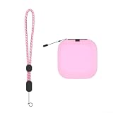 Tragetasche aus PU-Material für Takara Punyrunzu Konsole mit eng anliegendem Reißverschluss und integriertem Karabiner für einfachen Transport (Violett (Pink (K26))