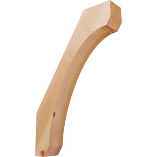 Ekena Millwork BRC04X16X24LEC00SWR 3 1/2"W x 16"D x 24"H Legacy Smooth Knee Brace, Western Red Cedar