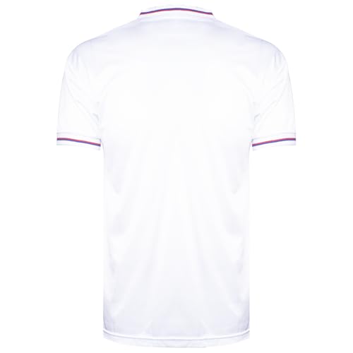 Score Draw England 1982 World Cup Finals Retro Shirt White Medium Cotton/Polyester - Image 3