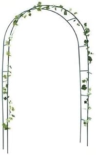 Garden Mile Heavy Duty Garden Arbour Steel Frame Garden Arch - Large Weather Resistant Panels Support Metal Climbing Plants Indoor and Outdoor for Roses, Patio, Wedding, Archway Decoration (2.4M)