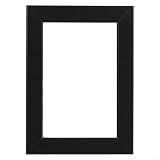 Design innovativo di una classica cornice portafoto nera, soluzione funzionale ma elegante per mostrare le immagini