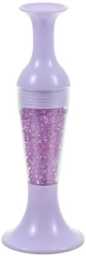 Zenarao Purple 5D Diamond Painting Pen, Flower Pot Shaped Comfort Grip Standable Ergonomic Point Drill Pen for Diamond Painting and Nail Art, Diamond Painting Kits, Nail Art Accessories