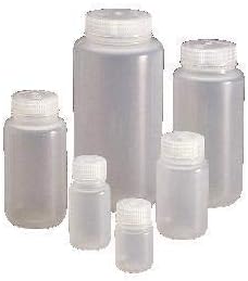 2105-0032 - Nalgene Laboratory Bottles, Polypropylene Copolymer, Wide Mouth, Thermo Scientific - Capacity : 1 L (33.8 oz.) - Pack of 6