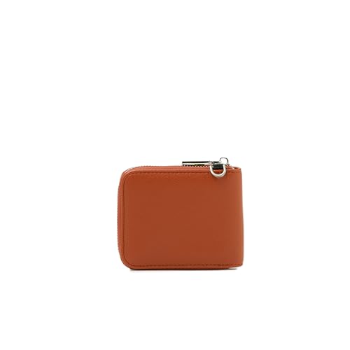 Image of Miraggio Cody Wallet with Detachable Wristlet | One Main Compartments | 6 Card Slots | Women Wallets | Gift Items for Women (Orange)