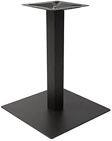 Estructura doble de acero pulverizado, soporte para tablero de mesa de acero (43 x 43 x 72 cm)