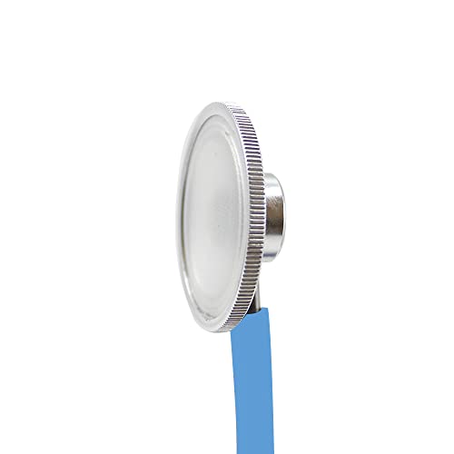 Dixie EMS Single Head Lightweight Stethoscope, Latex Free, for Doctors, Nurses, Students, Medical and Home Use - Light Blue - Thumbnail 5