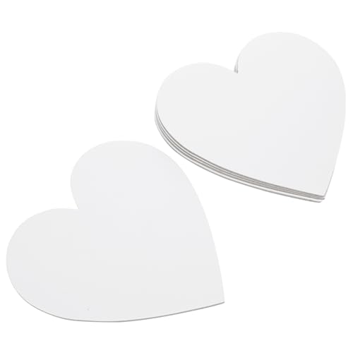 MUELODSIC 5 piezas Tablero de Pintura al Óleo Forma de Corazón Paneles de Algodón Engrosados Lienzo para Artistas Bloc de Dibujo Portátil Compatible con Óleos y Acrílicos