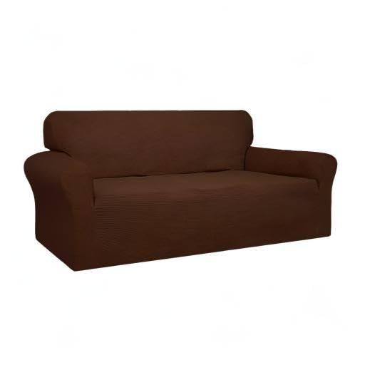 Image of Easy-Going 100% Waterproof Couch Cover, 3 Cushion Oversized Sofa Cover | Leakproof Sofa Slipcover, Stretch Jacquard Furniture Protector Against Stain Spill from Kids, Pets, Dog, Coffee