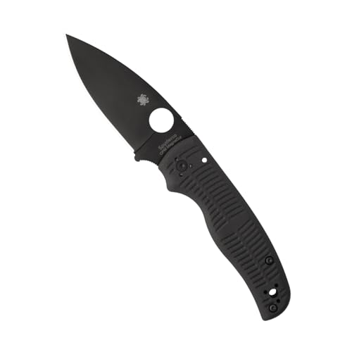 Spyderco Shaman Salt Folding Pocket Knife with Black 3.5' CPM MagnaCut Steel Blade and G-10 Handle - EDC Knife for Men and Women, Perfect for Hunting, Tactical, Camping, Survival, Hiking - PlainEdge - C229GMCBKP