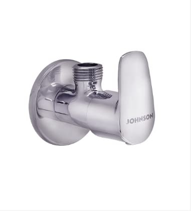 Johnson Bathrooms Brass Spun Angle Cock Tap - T3410C | 10 Years Warranty, Polished Chrome