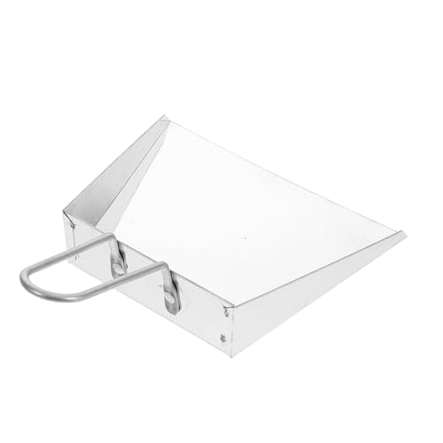 BESPORTBLE Stainless Steel Handheld Dustpan Mini Tabletop Heavy Duty Small