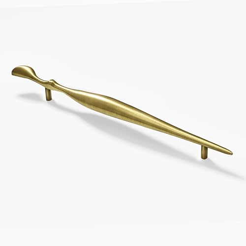 Image of Plantex Cabinet Handle /224mm Handle for Cabinet /Furniture /Door Pull-Push Handle for Home /Office - Pack of 1 (Brass Antique)