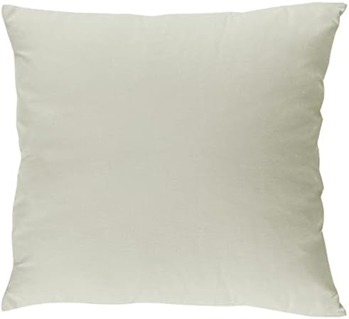 HOMELY IDEAS 6 Pack Cushion Covers 40cmx40cm with Invisible Zipper, 180TC Square Pillowcase for Livingroom, Sofa, Bedroom & Couch (6PCS, CREAM)