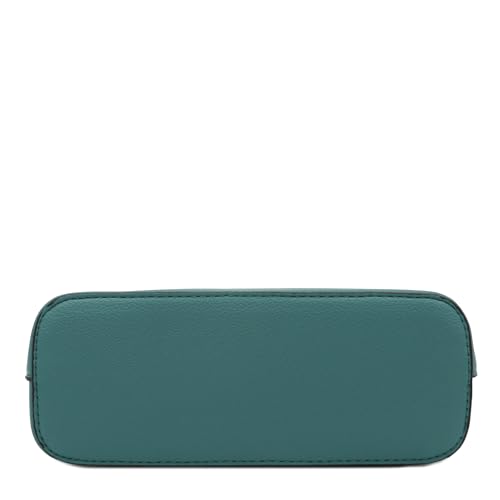 Image of FashionPuzzle Faux Leather Small Dome Crossbody Bag with Chain Strap