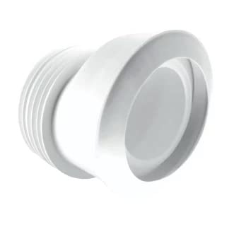 White 20Mm Offset Pan Connector 90-112Mm, Pack Of 1