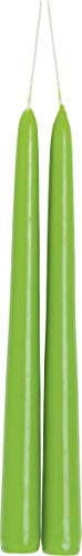 IHR Tapered Candle 24cm Solid Coloured - (Grass Green)