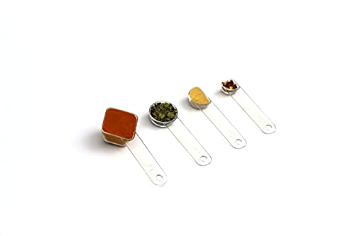 Visual Measuring Spoons By Welcome Industries | Fractions Made Clear, Dishwasher Safe, Fits In Spice Jars, Easy To Read, Smart & Fun With Kids. Made In Usa And Women-Owned. #TOP26