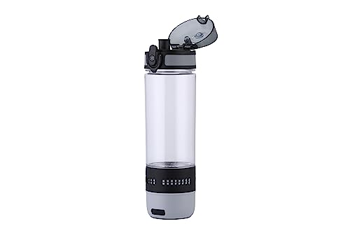 NK Botella de Deporte 500ml con Altavoz - 3W, con Cierre incorporado, Conexión Bluetooth 5,0, Distancia Máxima 10 metros, Permite Tarjeta SD hasta 32 GB, Batería 400 mAh (Autonomía 4 horas)