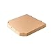 Produktbild WePack 25 Stück Pizzakarton 370x370x40 mm Innenmaß Pizzaboxen Pizzaschachteln 1-Wellig 400g BRAUN Pizzaverpackung Klappkartons Klappdeckelkarton Maxibriefkarton Versandkarton
