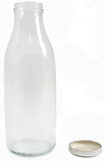 Lakeland Retro Glass Milk Bottle & Lid, 500ml