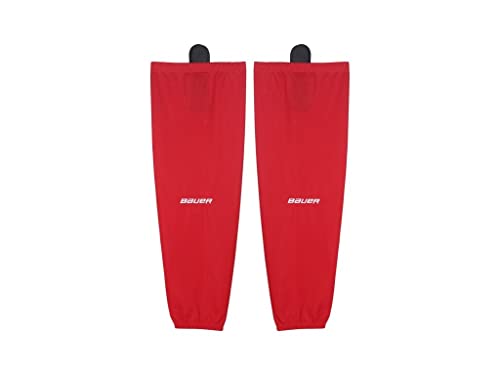 Bauer Hockey Flex Performance Sock, Red (Adult S-M (28