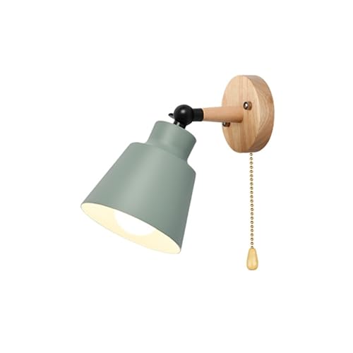 Base en bois applique 10mm verte avec interrupteur lampe moderne chambre