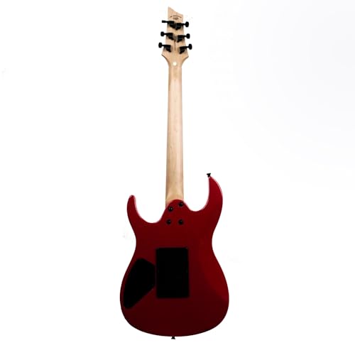 Image of SEIB370 Electric Guitar, HSH Pickups, Basswood Body, Rosewood Fingerboard (Red)