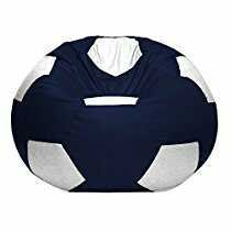 caddyFull XL Football Bean Bag Without Beans (Navy Blue and White)-image-11
