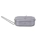 Boundless Voyage Titanium Military Mess Kit Teller Essen Lunchbox Tablett Tragbares Camping Kochgeschirr Mini Reiskocher Ti2084C