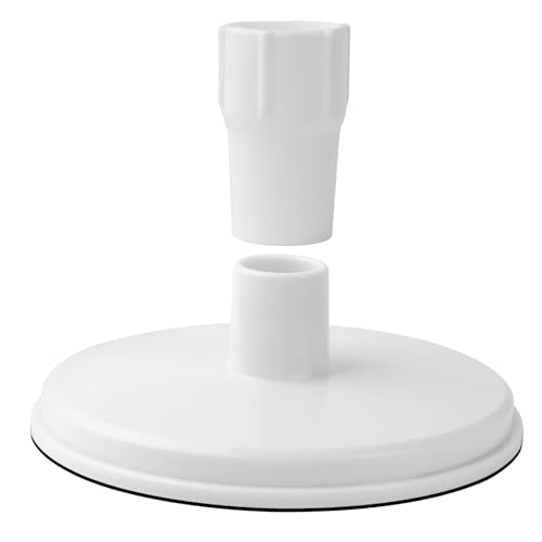 OJP SP1106 Pool Skimmer Vacuum Plate and 1-1/2 Inch Pool Spiral Wound Vacuum Hose Cuff for Hayward 1082 SP1084 SP1085 SP1075, In-Ground Pool Skimmer Basket Vac Vacuum Hose Cover Plate Replacement