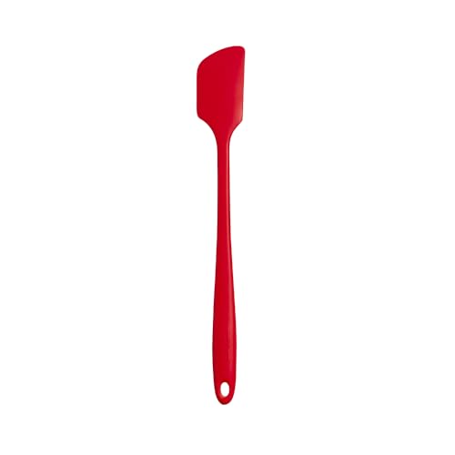 GIR: Get It Right Silicone Kitchen Spatula - Non-toxic Cooking Utensils for Nonstick Cookware, Cooking and Baking, Skinny - 11IN - Red