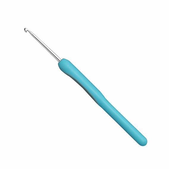 Image of Ushaworks Crochet Hook Size 11 (3mm) - Soft Grip Crochet Needle with Aluminum Hook - Comfortable Yarn Tool for Crochet Needles, Knitting Needles, Crochet Kit, Knitting Kit, Knitting Needle Set, Crochet Needle, Crochet Set 1 Pcs