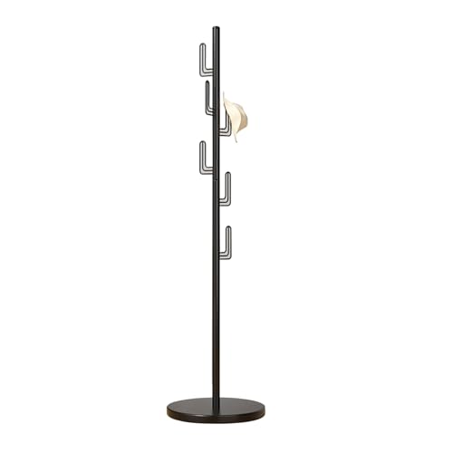 SDFSDE Perchero moderno de metal con base