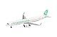 Herpa Modellflugzeug Transavia Airbus A321neo, Miniaturmodell im Maßstab 1:500, Sammlerstück, Flugzeug Modell ohne Standfuß, Metall