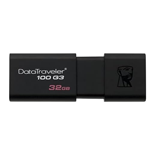 Pendrive Datatraveler 100G3 32Gb, Kingston, Pendrives, Preto
