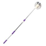 Gatuida Verstellbarer Edelstahl Teleskopstiel mit Drehfunktion Langlebiger Ersatz moppgriff für Bodenreinigung Platzsparend mit Aufhängeloch Robuste Konstruktion für Vielseitige Nutzung